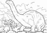 Dinosaurio Brontosaurio Brontosaurus Dino Dinosaurios Jurassic Kolorowanki Apatosaurus Druku Dinosaurs Kolorowanka Ausdrucken sketch template