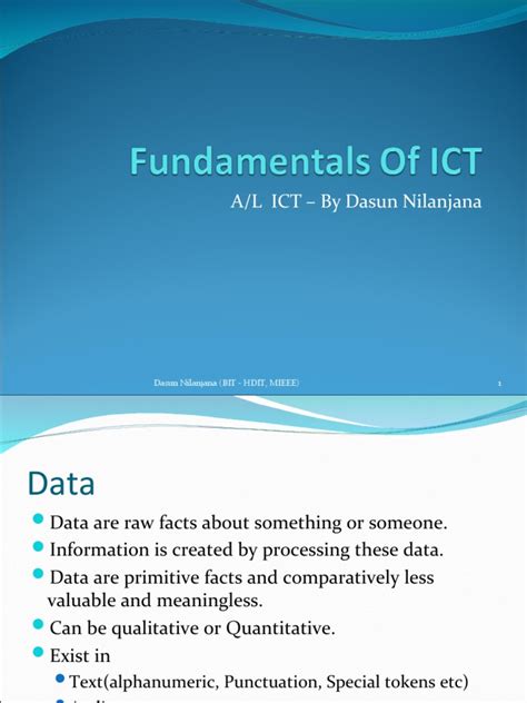 fundamentals  ict
