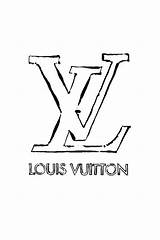 Louis Vuitton Logo Drawing Drawings Coloring Gucci Pages Sketch Belt Template Fashion Logos Logodix Paper Paintingvalley sketch template