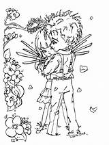Coloring Pages Scissorhands Edward Angel Getdrawings Color Getcolorings sketch template