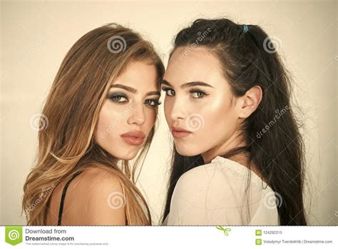 Women With Long Hair Lesbian Stock Image Image Of Lifestyle