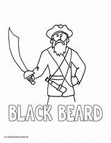 Coloring Blackbeard Pages Getcolorings Printable History sketch template