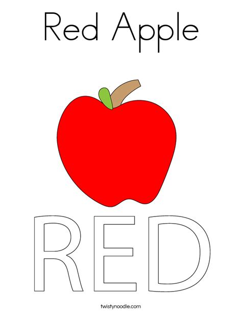 printable coloring pages apple