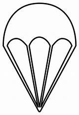 Parachute Paragliding Fallschirm Designlooter sketch template