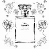 Chanel Perfume Coco Illustration Coloring Illustrations Natasha Thompson Pages Sketch N5 Fashion Bottle Sketchite Template Drawing Sketches Book Symbols Choose sketch template