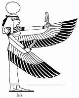 Egypt Egipcios Egipto Ancient Gods Egipcio Siluetas Egiziano sketch template