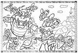 Ausmalbilder Peach Bros Luigi Bowser Odyssey Sonic Videogameart Tidbits sketch template