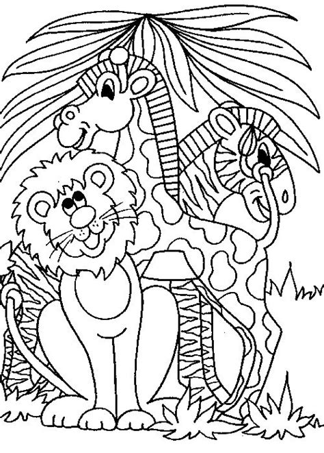 jungle plants coloring pages  getdrawings
