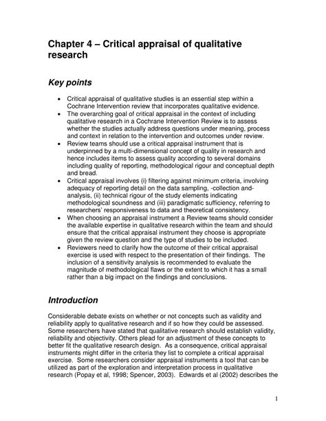 qualitative research paper chapter  summary  findings