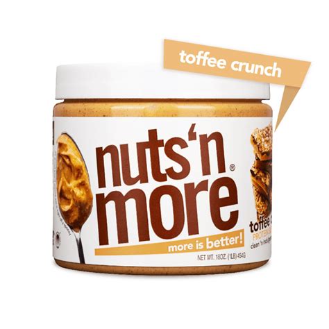 Nuts N More Peanut Butter Protein Spread Toffee Crunch Protein