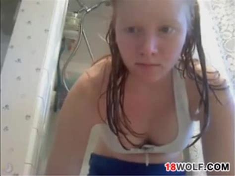 ugly teen girl taking a shower porn tube