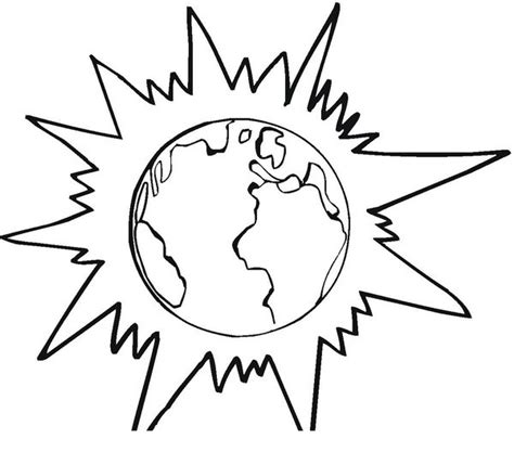 earth  moon coloring pages coloring home