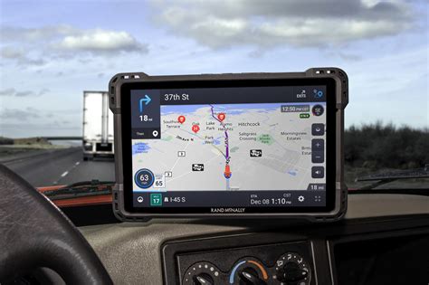 rand mcnally debuts largest  rugged truck navigation tablet