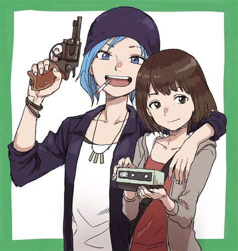 Chloe Price And Max Caulfield Life Is Strange Drawn By