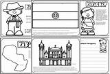 Paraguay sketch template