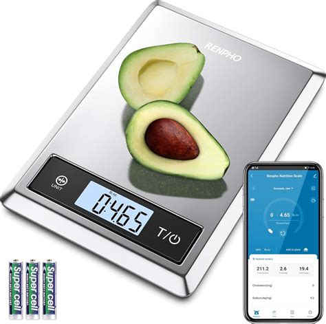 renpho digital food scale kitchen scale  baking cooking  coffee  nutritional