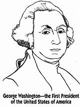 Washington George Coloring Pages President First Kids States United Drawing America Color Print Easy Clipart Drawings Getdrawings Library Simple Popular sketch template