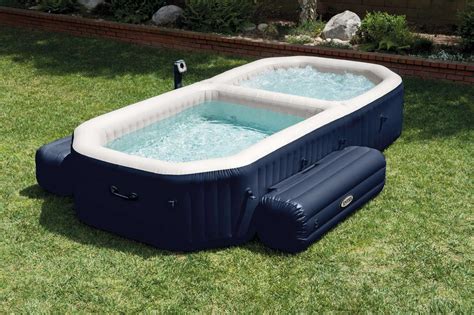 intex purespa bubble hot tub  pool set review  inflatable hot tub center