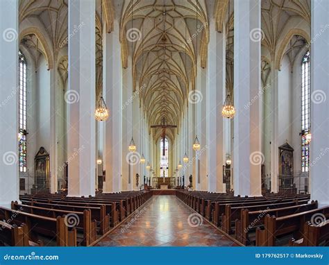 interior  munich frauenkirche germany editorial photography image