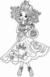 Ever After High Coloring Pages Briar Beauty Wonderland Way Printable Too Raven Queen Dragon Games Fashion Kitty Cheshire Getcolorings Para sketch template