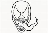 Venom Drawing Clipartmag Step Source sketch template