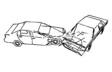 drawing crashed cars coloring pages netart tree coloring page cars