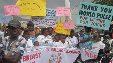 bbc world service outlook fighting breast ironing in cameroon