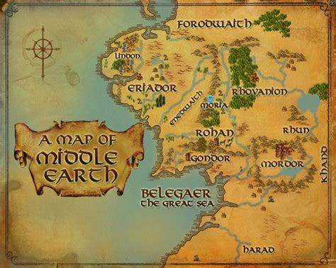 middle earth zones lord   rings  zam