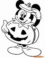 Pumpkin Halloween Coloring Mickey Disney Pages Printable Mouse Color Print Disneyclips Sheets Kids Inspiration Albanysinsanity Minnie Costume Witch Daisy Duck sketch template