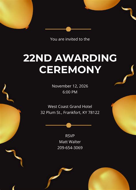 ceremony invitation templates examples edit