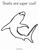 Coloring Sharks Shark Pages Cool Worksheet Super Thresher Drawing Fish Sheet Teeth Goblin Noodle Line Twisty Makes Book Swim Who sketch template