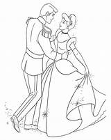 Princess Disney Coloring Pages Prince Dancing sketch template