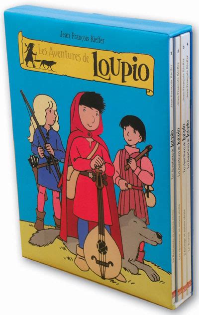aventures de loupio coffret 4 volumes avec cd audio coffret 4 tomes