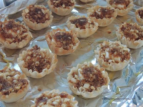 brie filled phyllo cups phyllo cups food recipes food