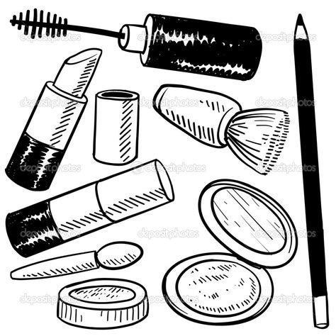 makeup coloring pages    print   coloring pages