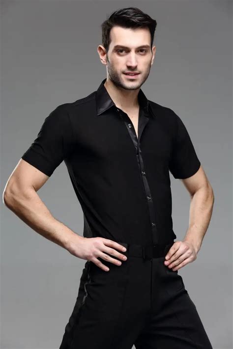 adult male men s latin dance shirt mens shirts latin clothes modern