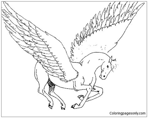 unicorn flying coloring page  printable coloring pages