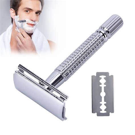 double edge shaving razor  men barber straight razor mens face razor blades shaving machine