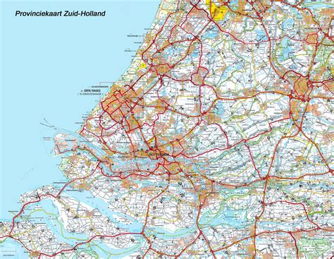 koop provincie kaart zuid holland  voordelig  bij commee