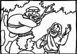 Zacchaeus Coloring Jesus Help Pages Cartoon Wecoloringpage Getdrawings sketch template