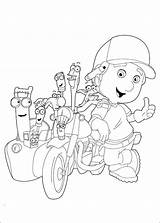 Manny Handy Coloring Pages sketch template