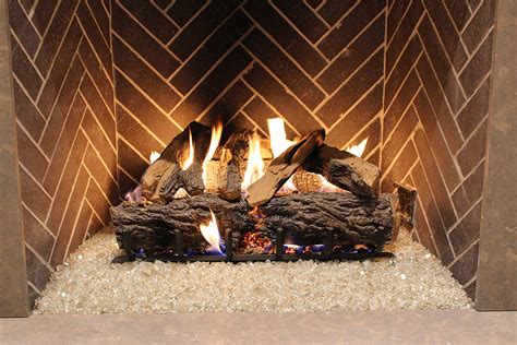 Popular Indoor Gas Fireplace Glass Rocks Decor And Design