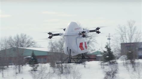 drone delivery canada completed   successful test flight