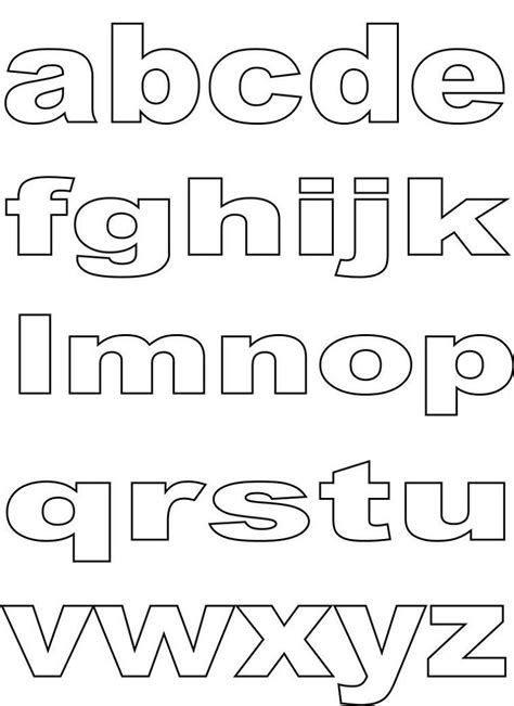 alphabet coloring pages block letters small alphabet letters