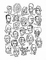 Doodles Howdy Coloring Book Heads State sketch template