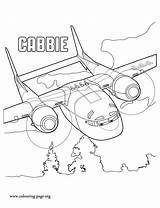 Coloring Fire Planes Pages Cabbie Rescue Colouring Plane Dusty Disney Military Drawing Crophopper Movie Airplane Kids Printable Coordinate Kleurplaat Template sketch template