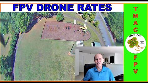 fpv drone rates  beginners youtube