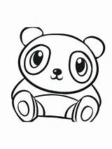 Pandas Bamboo Educational Mouth sketch template