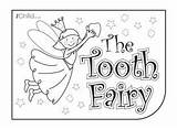 Fairy Tooth Colouring Pages Coloring Printable Ichild Color Dental Visit Kids sketch template