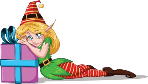sexy christmas elves cartoon clip art vector images and illustrations